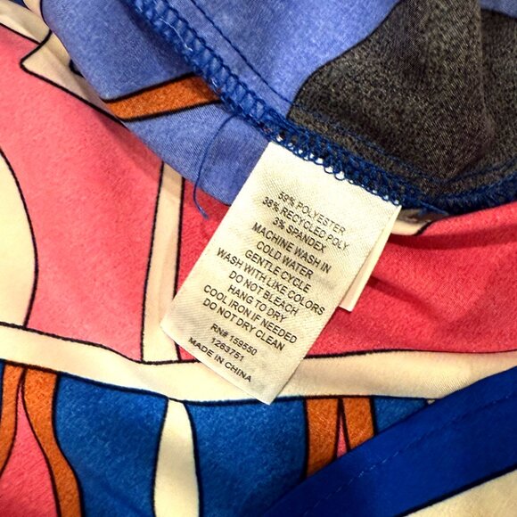 Maison d' Amélie: Geometric Print Button Down Shirt - Size Small - Picture 6 of 6